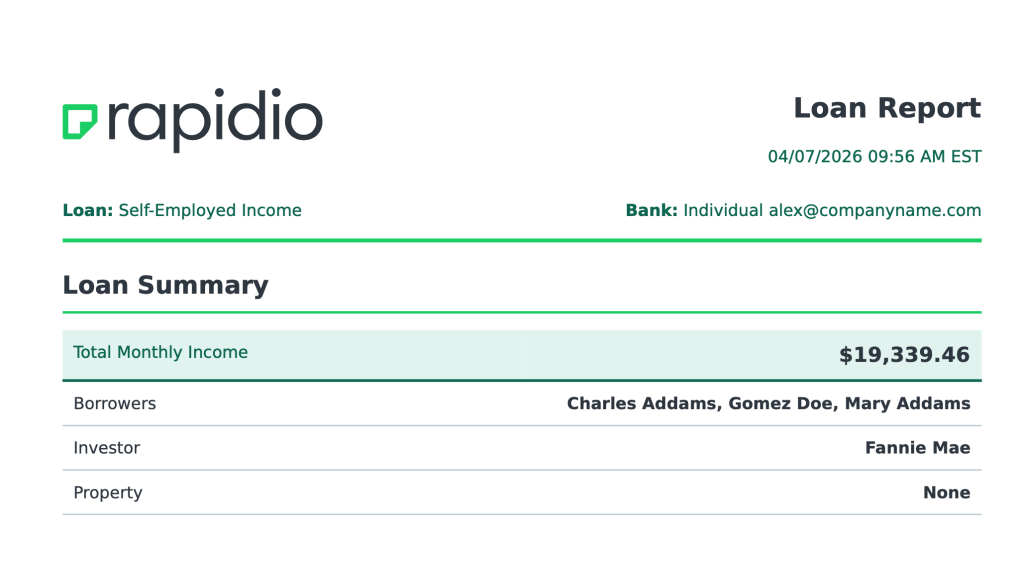 Final Rapidio Report Example
